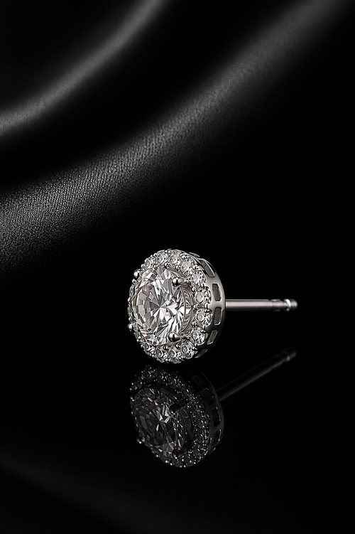 Louise - Studs redondos con halo